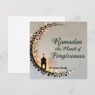 Carte musulmane Ramadan Mubarak Ramadan Kareem Joy