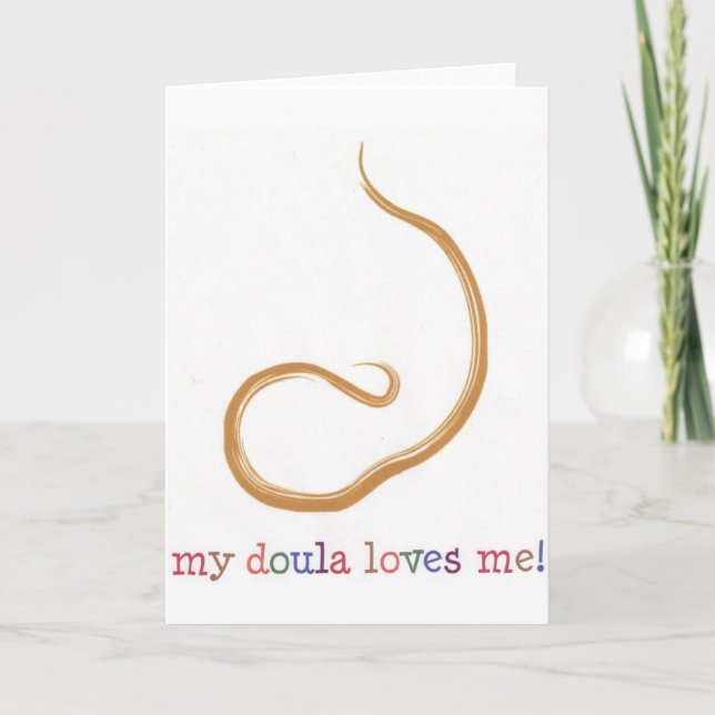 Carte My Doula Loves Me ! (Devant)