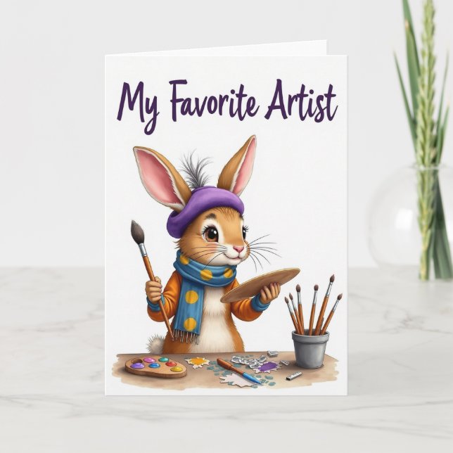 Carte My Favorite Artist Card (Devant)