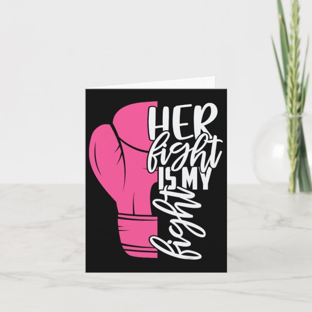 Carte My Fight Breast Cancer Awareness Fami (Devant)