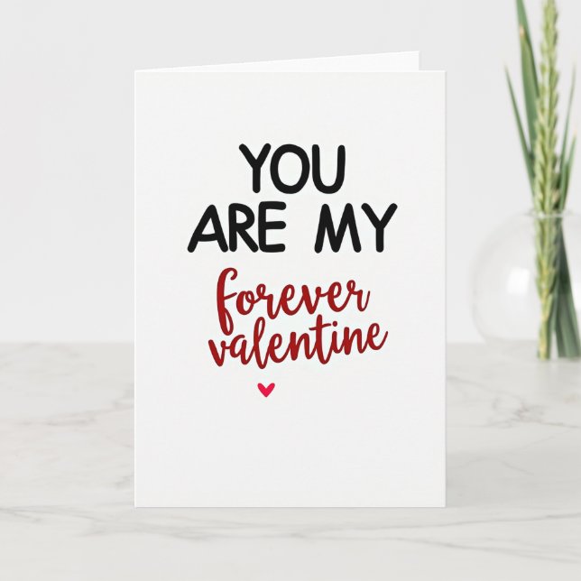 Carte My Forever Valentine Love Card (Devant)