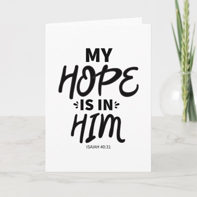 Carte My Hope Good Hope cite Gospel Graphics Hope Aest (Devant)