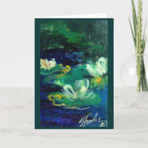Carte My Lillies in 96 Greeting Card Art original