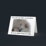 Carte MY TWIN BROTHER /BEST FRIEND On YOUR BIRTHDAY<br><div class="desc">DO YOU LOVE YOUR TWIN BROTHER-LET HIM KNOW ET SEND THIS SAMOYED OUT TO SAY SO JUST FOR "YOU" ON HIS SPECIAL DAY !</div>