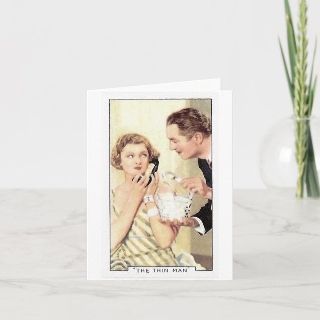 Carte Myrna Loy Thin Man (Devant)