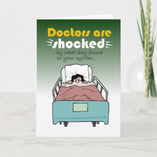 Carte mystère médical drôle remets-toi
