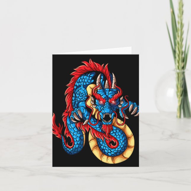 Carte Mythical Creatures China New Year Chinese New Year (Devant)