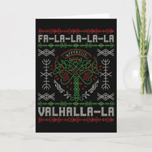 Carte Mythologie nordique - Yule Viking - Yggdrasil Noël
