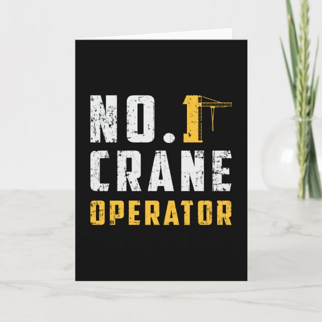 Carte N° 1 Ouvriers du chantier de construction de grue (Devant)