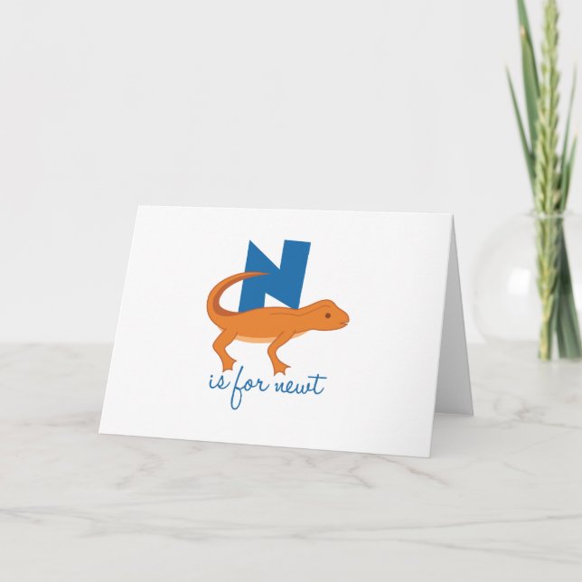 Carte N est pour Newt (Devant)