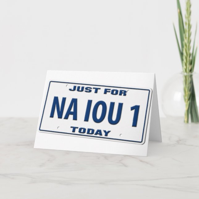 CARTE NA IOU 1 (Devant)