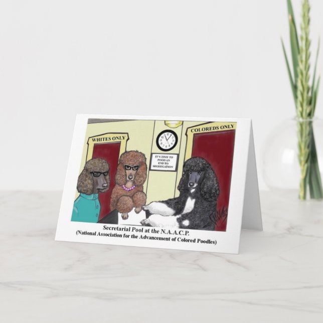 Carte NAACP Poodle (Devant)