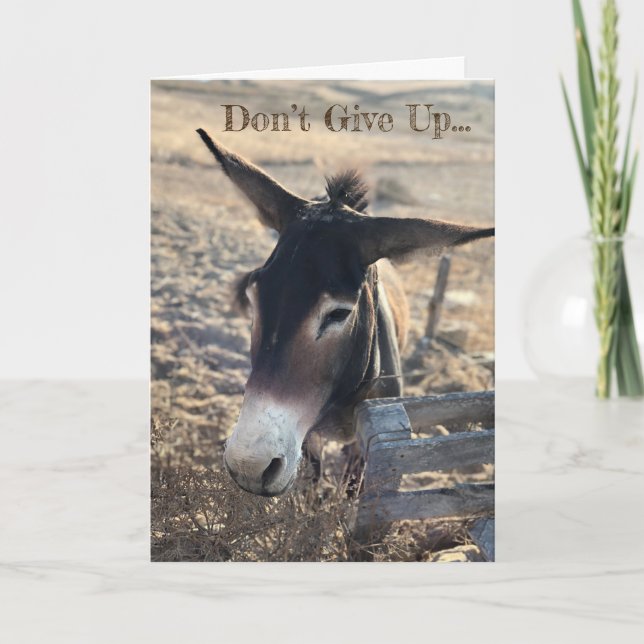 Carte N'abandonnez pas. De motivation (Devant)