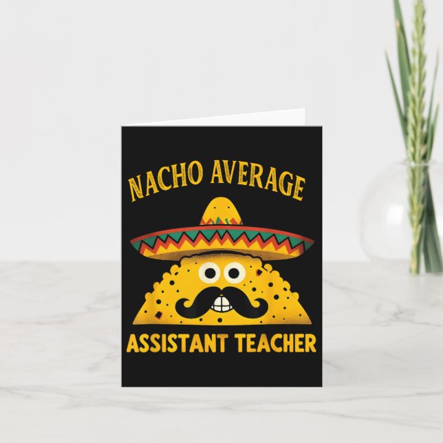 Carte Nacho Enseignant moyen Istant Cinco De Mayo Enseig (Devant)