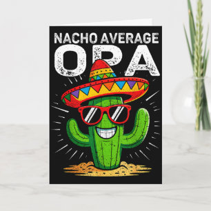 Carte Nacho fête moyenne opa drôle cinco de mayo mexicai