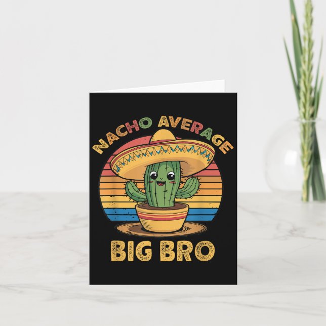 Carte Nacho Moyen Big Bro Correspondant Mexicain Cinco D (Devant)