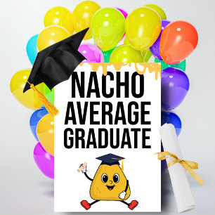 Carte Nacho Moyenne des diplômés Funny Félicitations