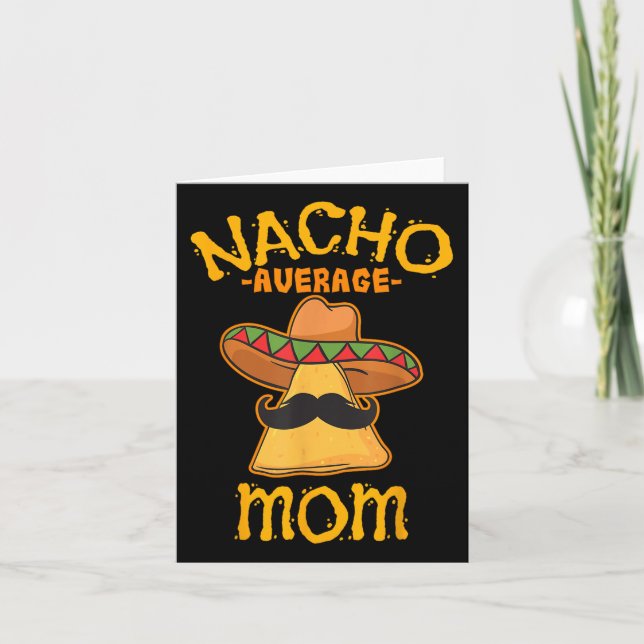 Carte Nacho Moyenne Maman Mexicaine Cinco De Mayo Mère F (Devant)