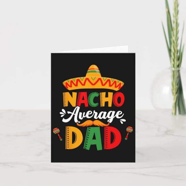 Carte Nacho Moyenne Papa Cinco De Mayo Mexo Correspondan (Devant)