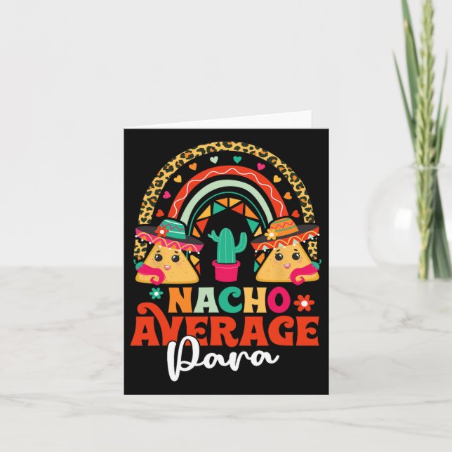 Carte Nacho Moyenne Paraprofessionnelle Cinco De Mayo Me (Devant)