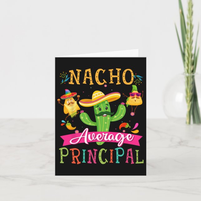 Carte Nacho Moyenne Principal Funky Mexicain Cactus Cinc (Devant)