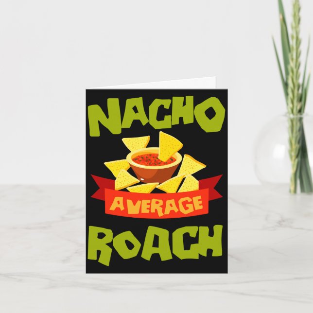 Carte Nacho nom moyen de blatte anniversaire drôle nom d (Devant)