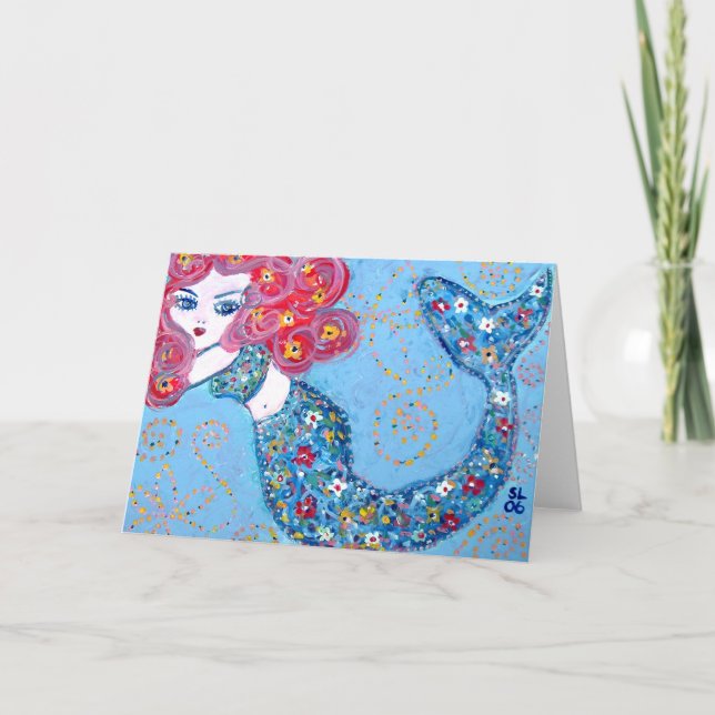 Carte nage avec grâce (Devant)