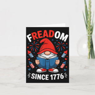 Carte Nain de livre patriotique 4 juillet drapeau améric