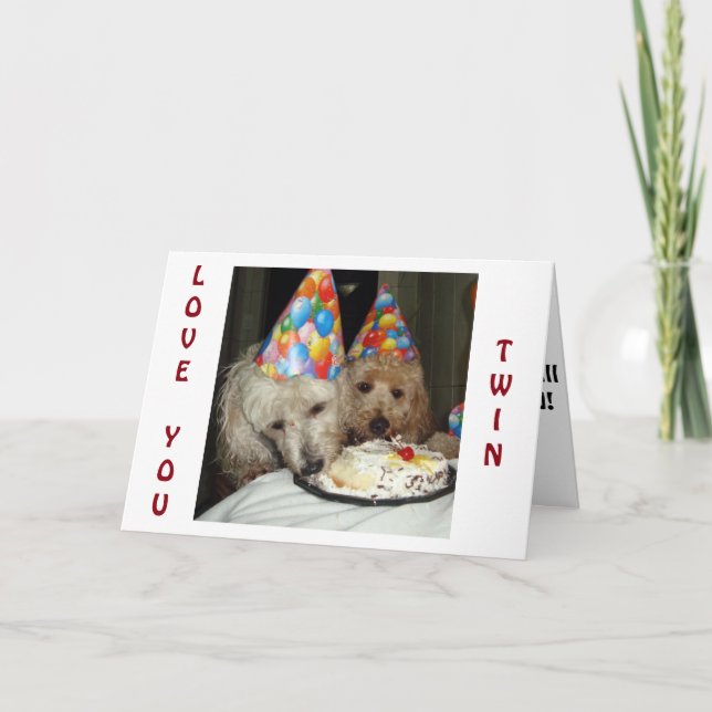 CARTE **** NAISSANCE DE TWIN-RAPPELEZ-VOUS TOUT CE QUE N (Devant)