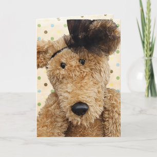Carte Naissance mignon Ours Brown