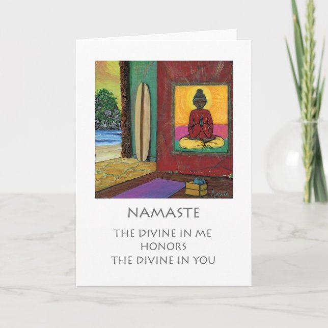 Carte Namaste (Devant)
