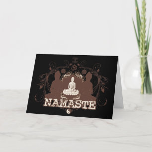 Carte Namaste Bouddha
