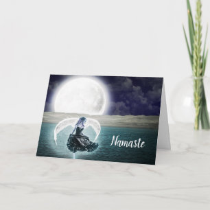 Carte Namaste Cote Merci Surreal Angel Pleine lune