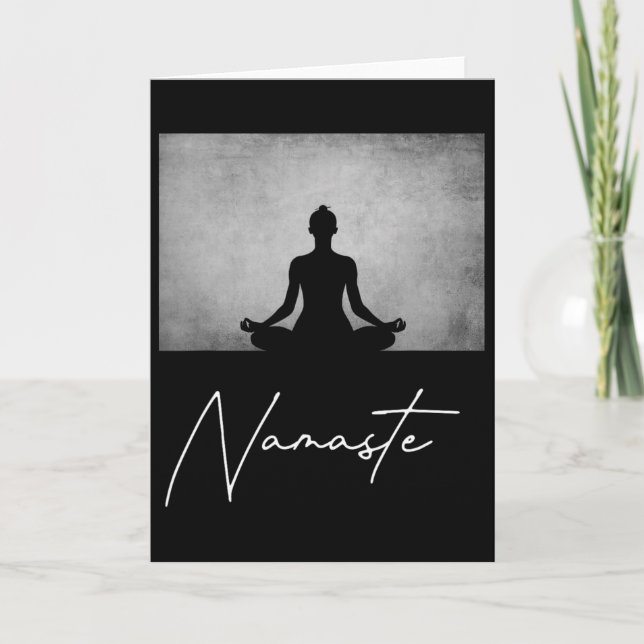 Carte Namaste Yoga _1  (Devant)