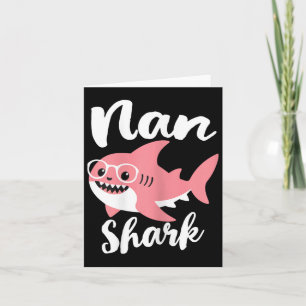 Carte Nan Requin Fête des Mères Grand-mère Drôle