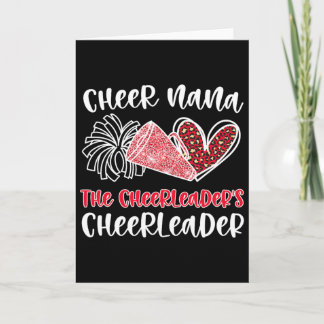 Carte Nana de cheerleading drôle Grand-mère pour la fête