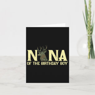 Carte Nana Du Boy Deer Hunter Camouflage Fl