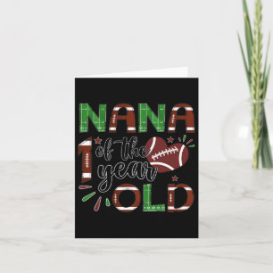 Carte Nana du footballeur de 1 an, 1ère année, naissance