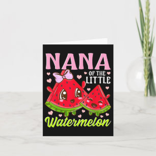 Carte Nana du petit melon d'eau grand-mère été mamie