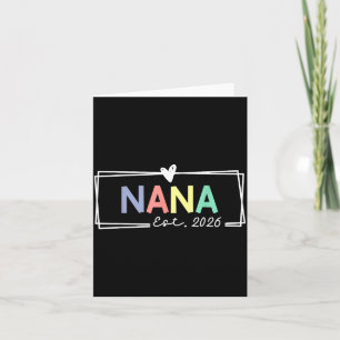 Carte Nana Est 2026 Promue Grand-mère 2026 Pour Grand-mè