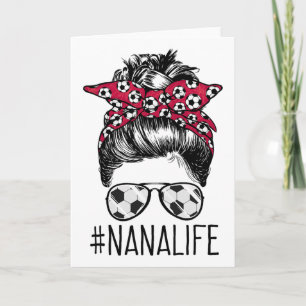 Carte Nana Life Football Grand-mère Fête des Mères Chign