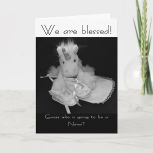 Carte Nana nouveau bébé nous sommes bénis
