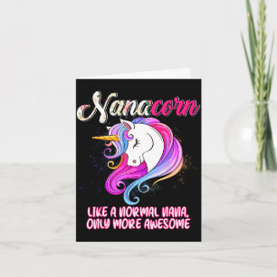 Carte Nanacorn joyeuse fête des mères licorne amoureuse 