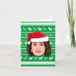 Carte NANCY PELOSI Noël