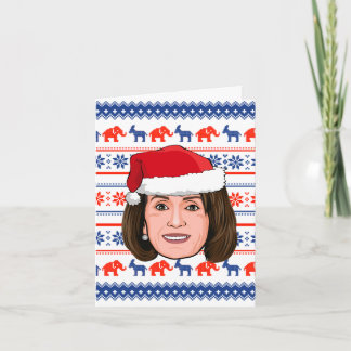 Carte NANCY PELOSI Noël