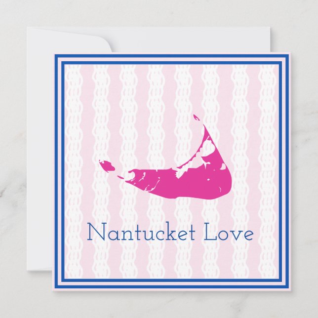 Carte Nantucket Love Sailor's Bracelet Voiture de Saluta (Devant)
