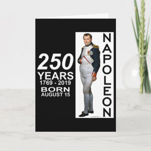 Carte Napoléon Bonaparte Né Il Y a 250 Ans Le 15 Août 1