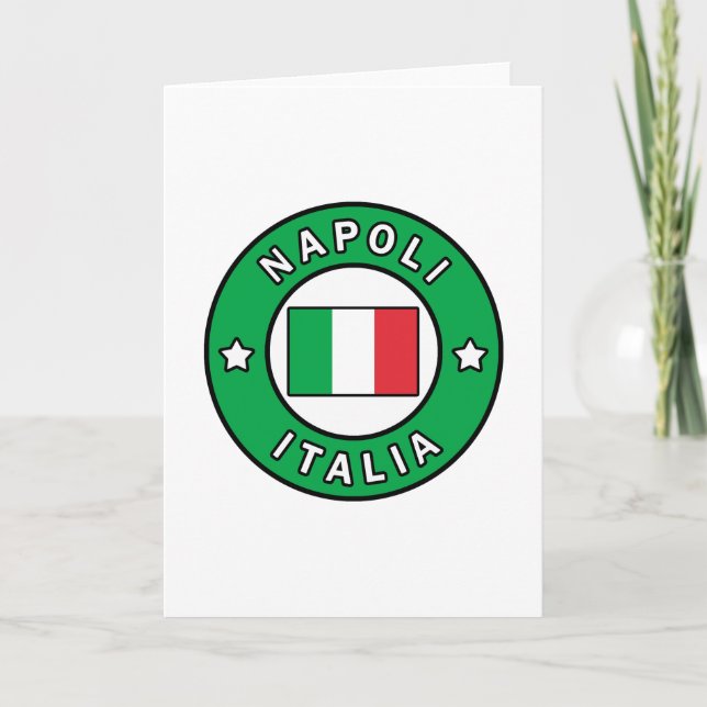 Carte Napoli Italia (Devant)