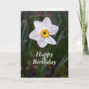 Carte Narcisse Joyeux Anniversaire