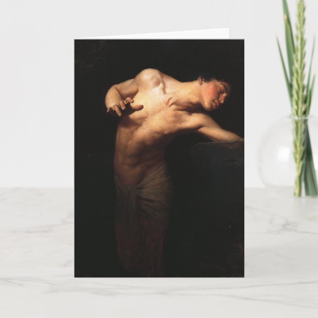 Carte Narcissus Fine Art Greetings Card (Devant)
